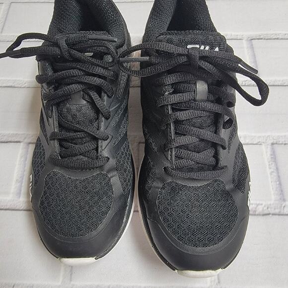 Fila Memory Speedstride 4 5RM00928-013 Running Sneakers Black Women's Size 6 - Picture 3 of 7